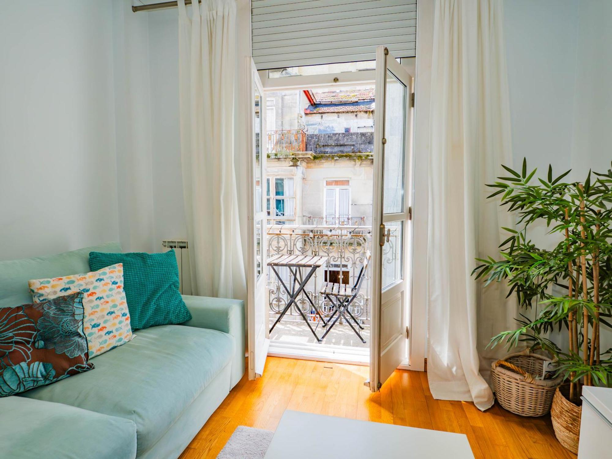 Luxury Centro De Vigo Balcony Exterior foto