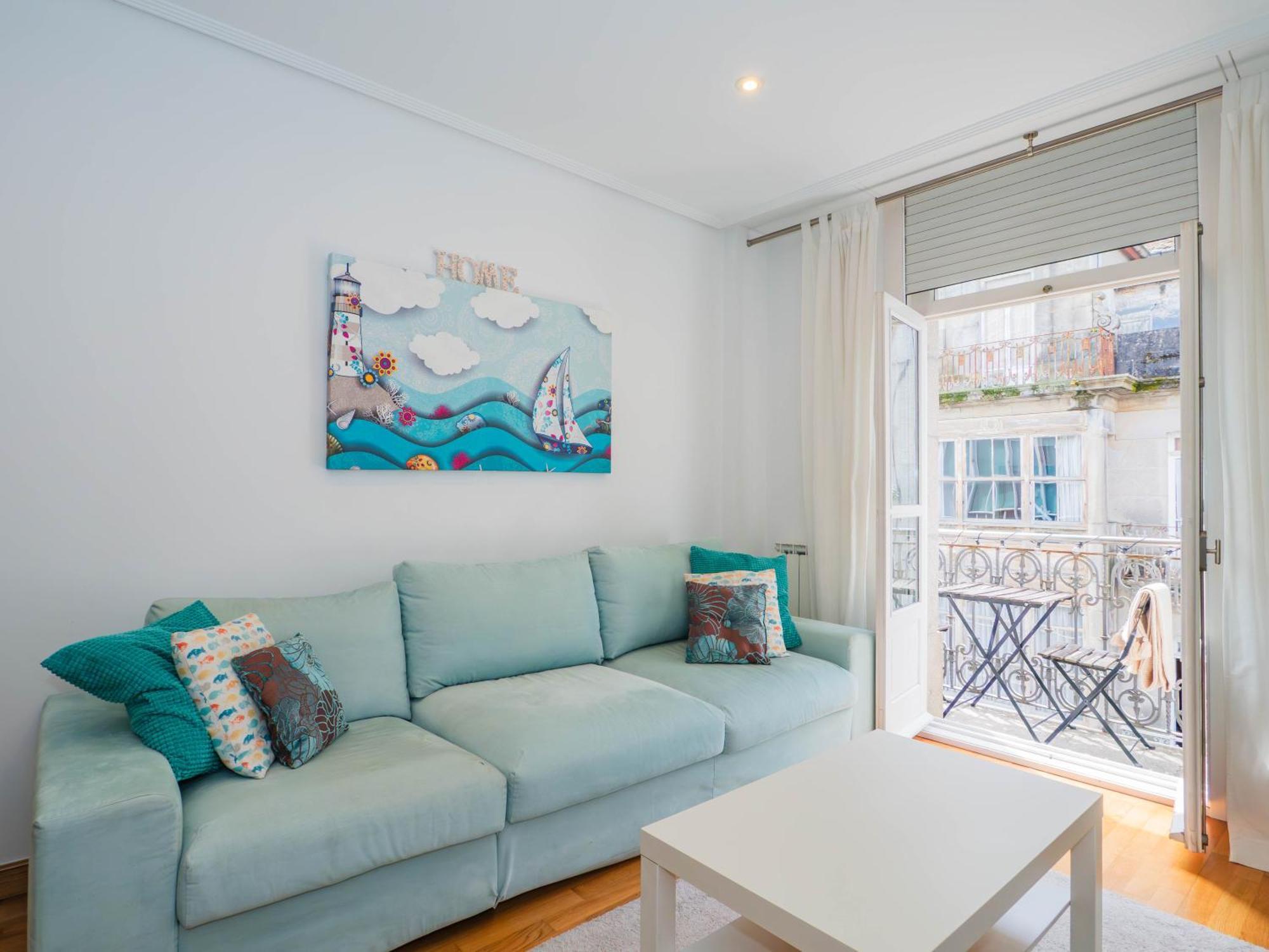 Luxury Centro De Vigo Balcony Exterior foto